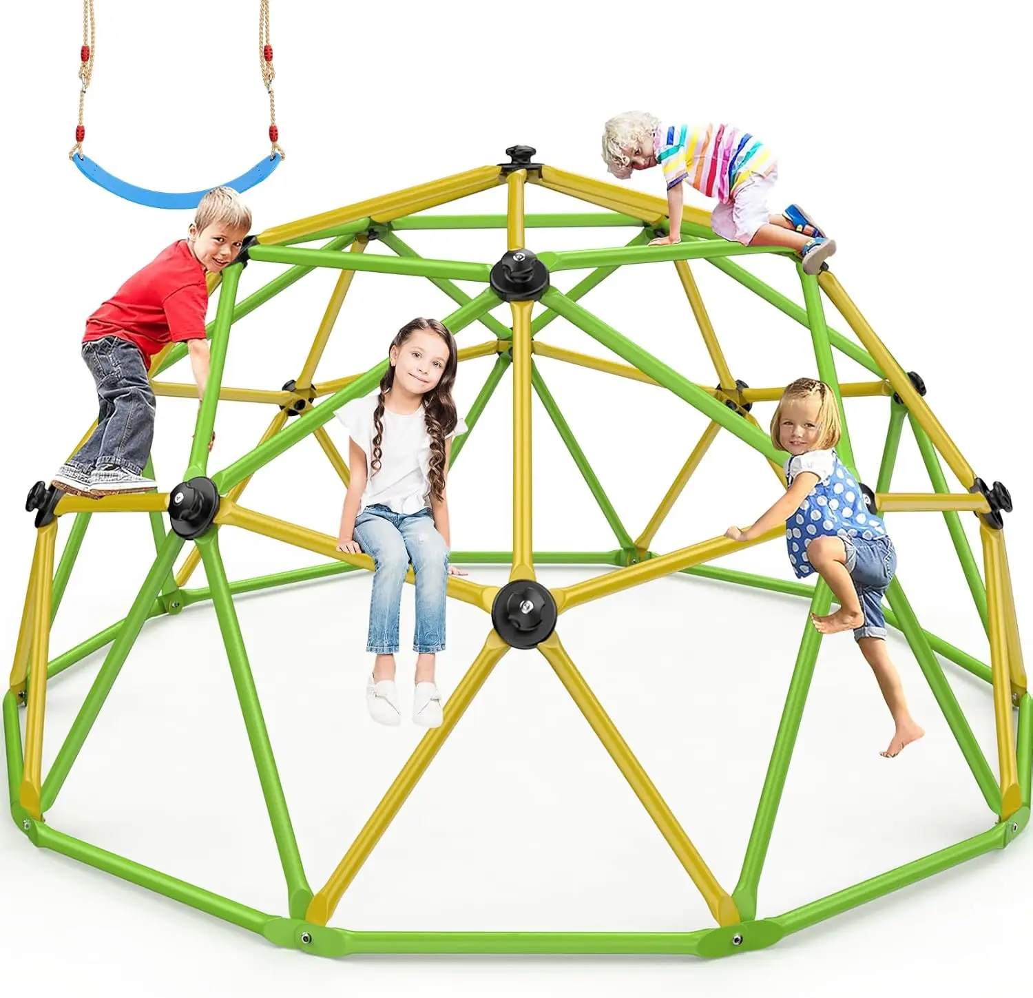 Kids Outdoor Climbing Dome - Climbing Dome, 10FT Jungle Gym with