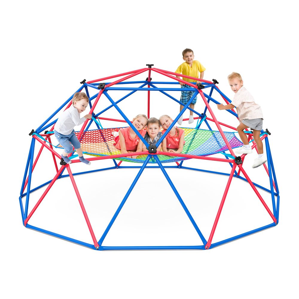 Kids Outdoor Climbing Dome - Climbing Dome with Climbing Cargo Net,