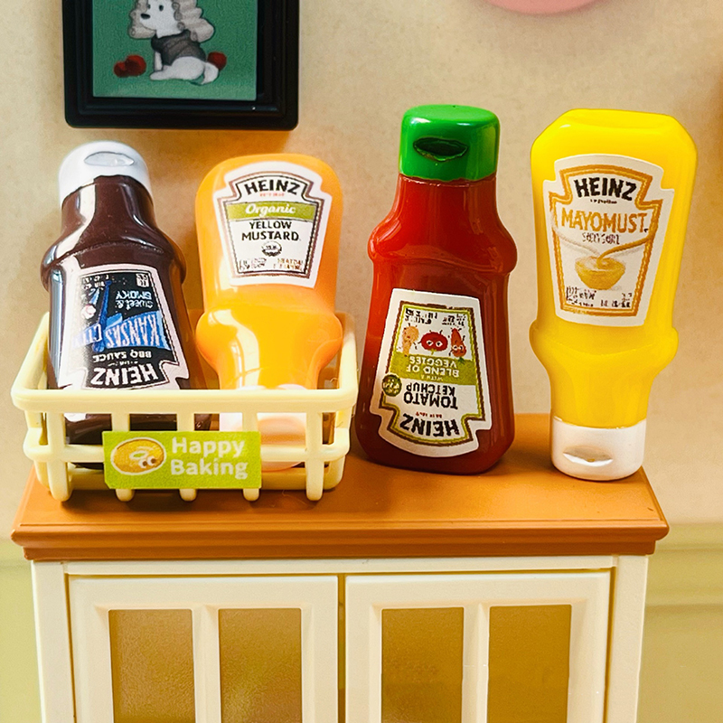 Kids Outdoor Kitchen - Kids Toys 4Pcs Miniature Dollhouse Strawberry