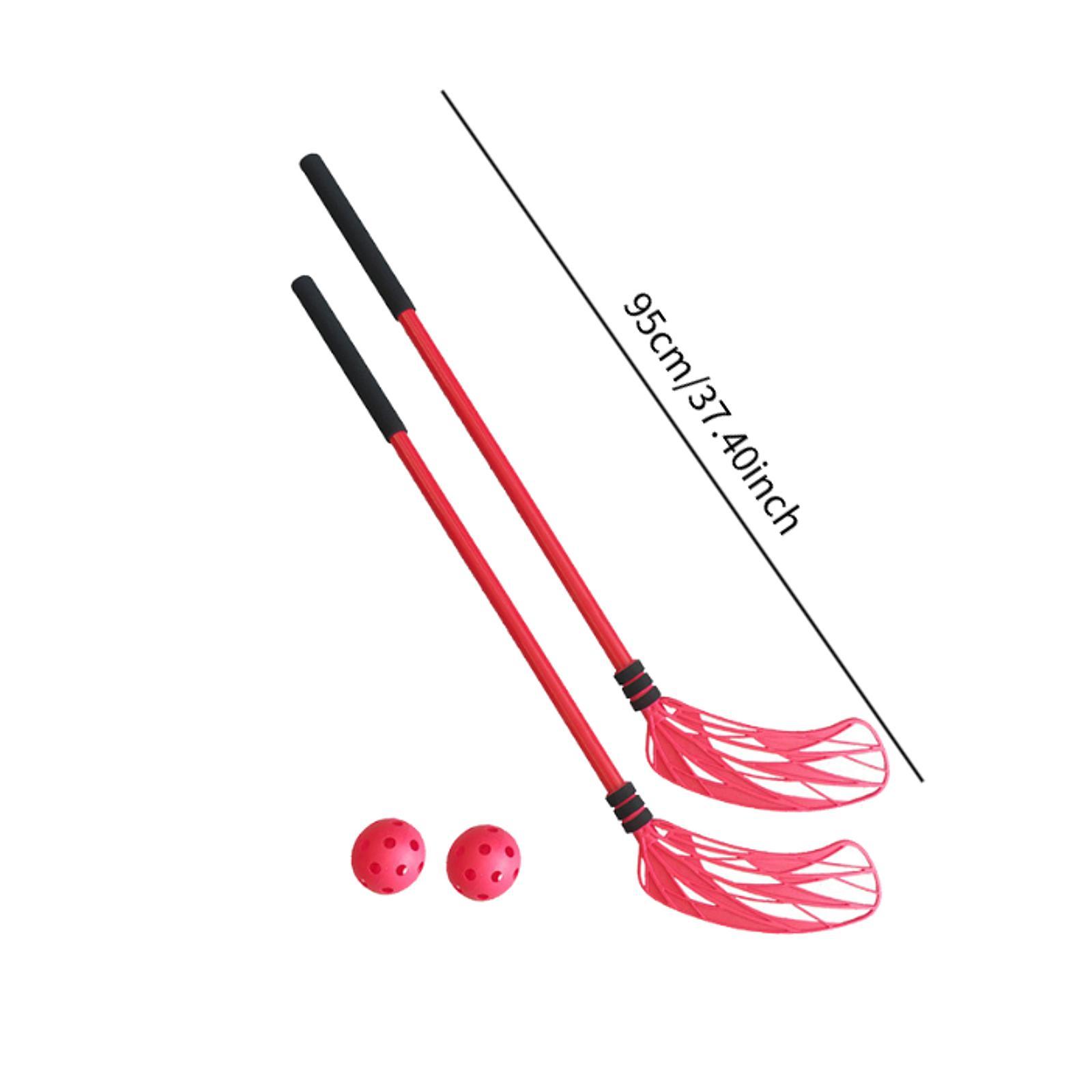 Kids Outdoor Hockey Sticks - Children's Floor Hockey Stick and Ball