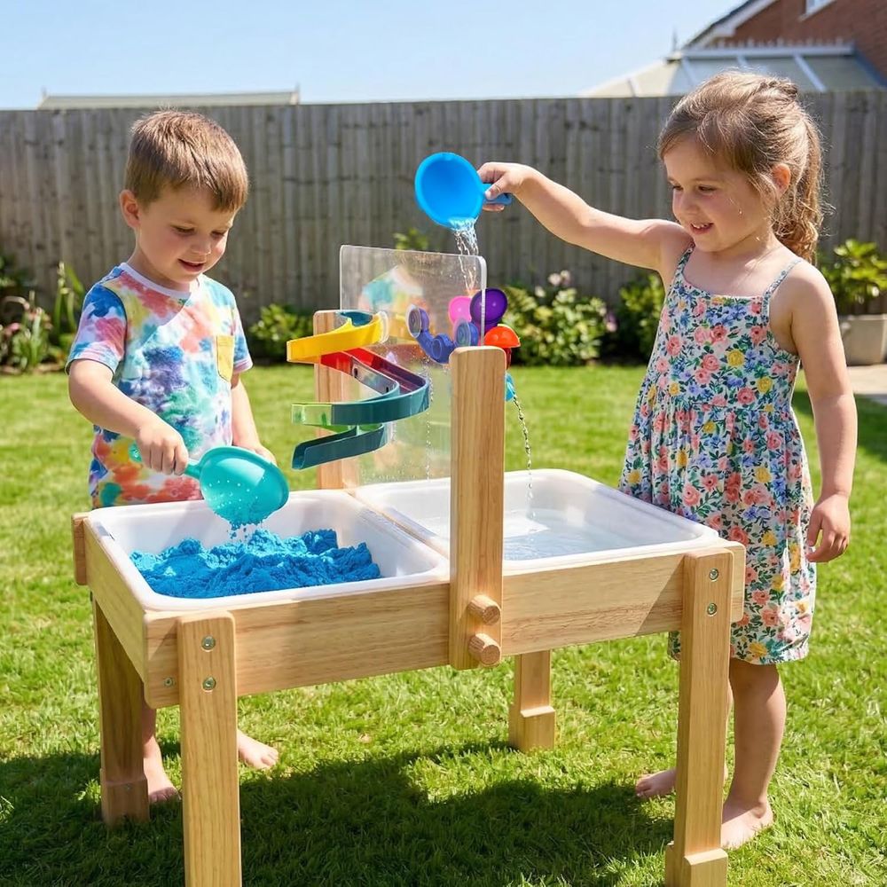 Kids Outdoor Sensory Table - Sand and Water Table or Toddlers,
