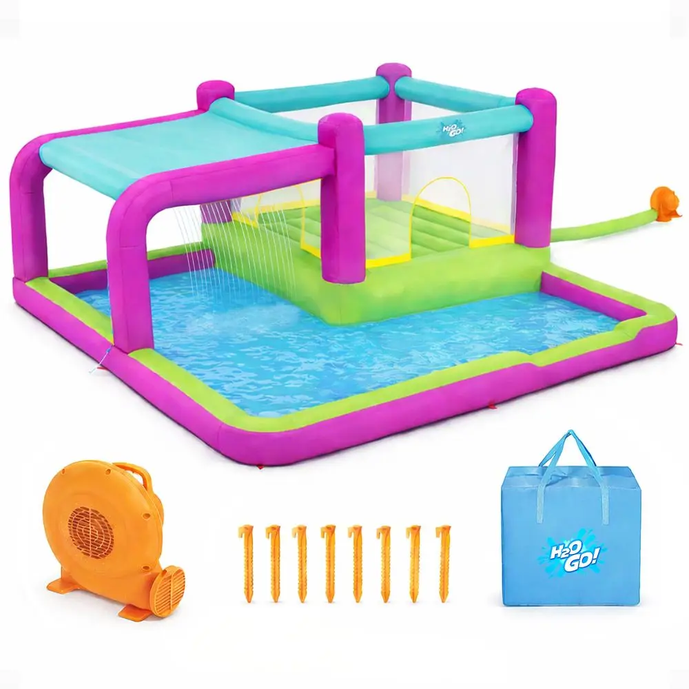 Play Kids Outdoor - H2OGO Bouncin Bay Kids Inflatable Mega