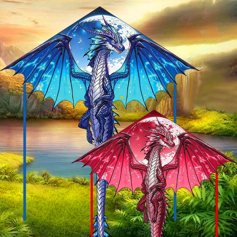 Kite Easy Fly Kids - Large Dragon Kite For Kids &