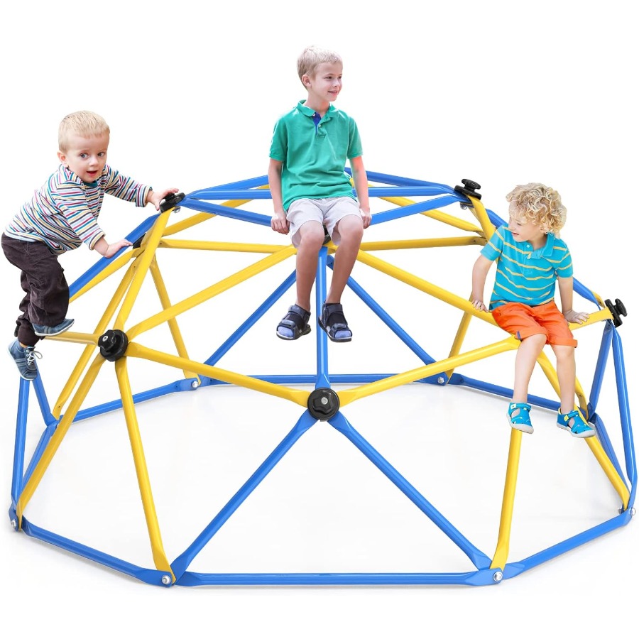Kids Outdoor Climbing Dome - Climbing Dome, Upgraded 6FT Geometric Dome