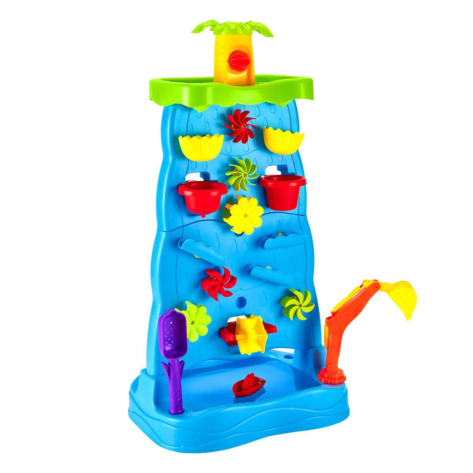 Kids Outdoor Sensory Table - Double-Sided 44lb 8000ml Kids Water Sand