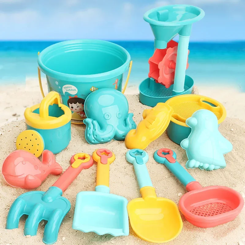 Kids Outdoor Water Toys - Children Sand Toys 18PCS Summer Beach