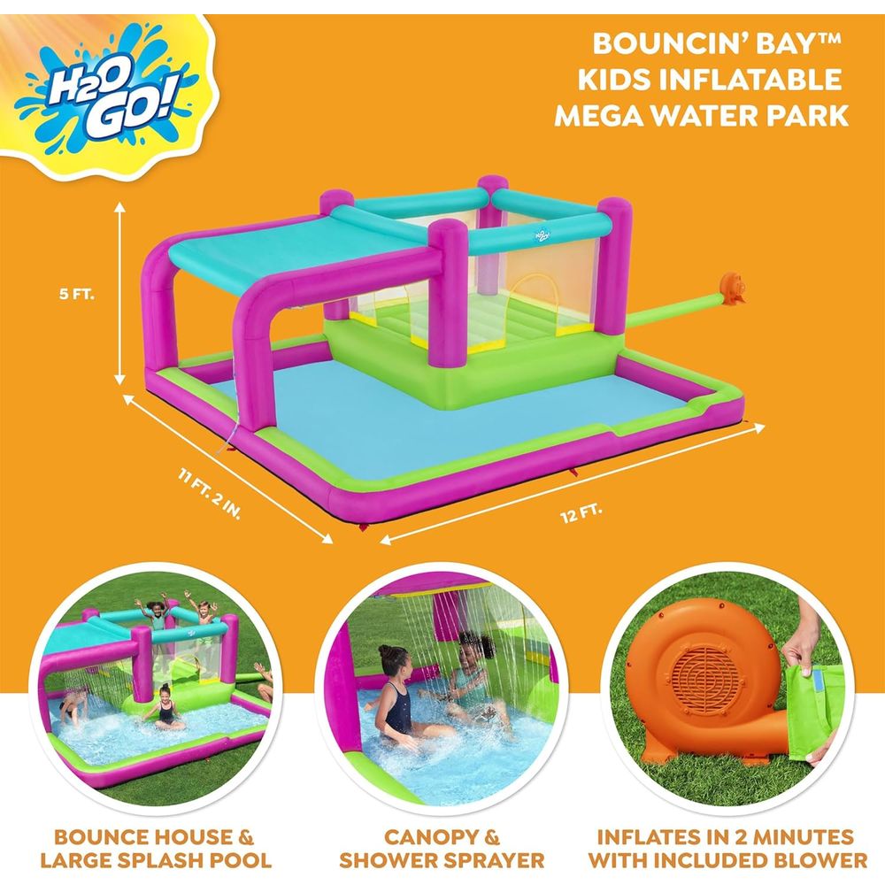 Bouncin' Bay Kids Iatable Mega – Kids Outdoor Pool recenzja i cena