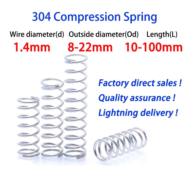 10Pcs/Lots 1.4mm Wire Stainles – Mini Trampoline Spring recenzja i cena