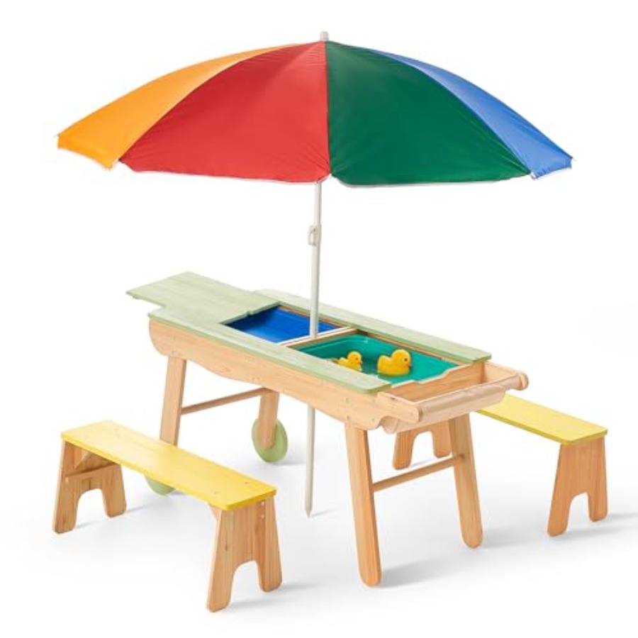 Indoor outdoor 3-in-1 kids pic – Kids Outdoor Sensory Table recenzja i cena
