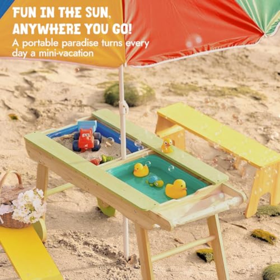 Indoor outdoor 3-in-1 kids pic – Kids Outdoor Sensory Table recenzja i cena