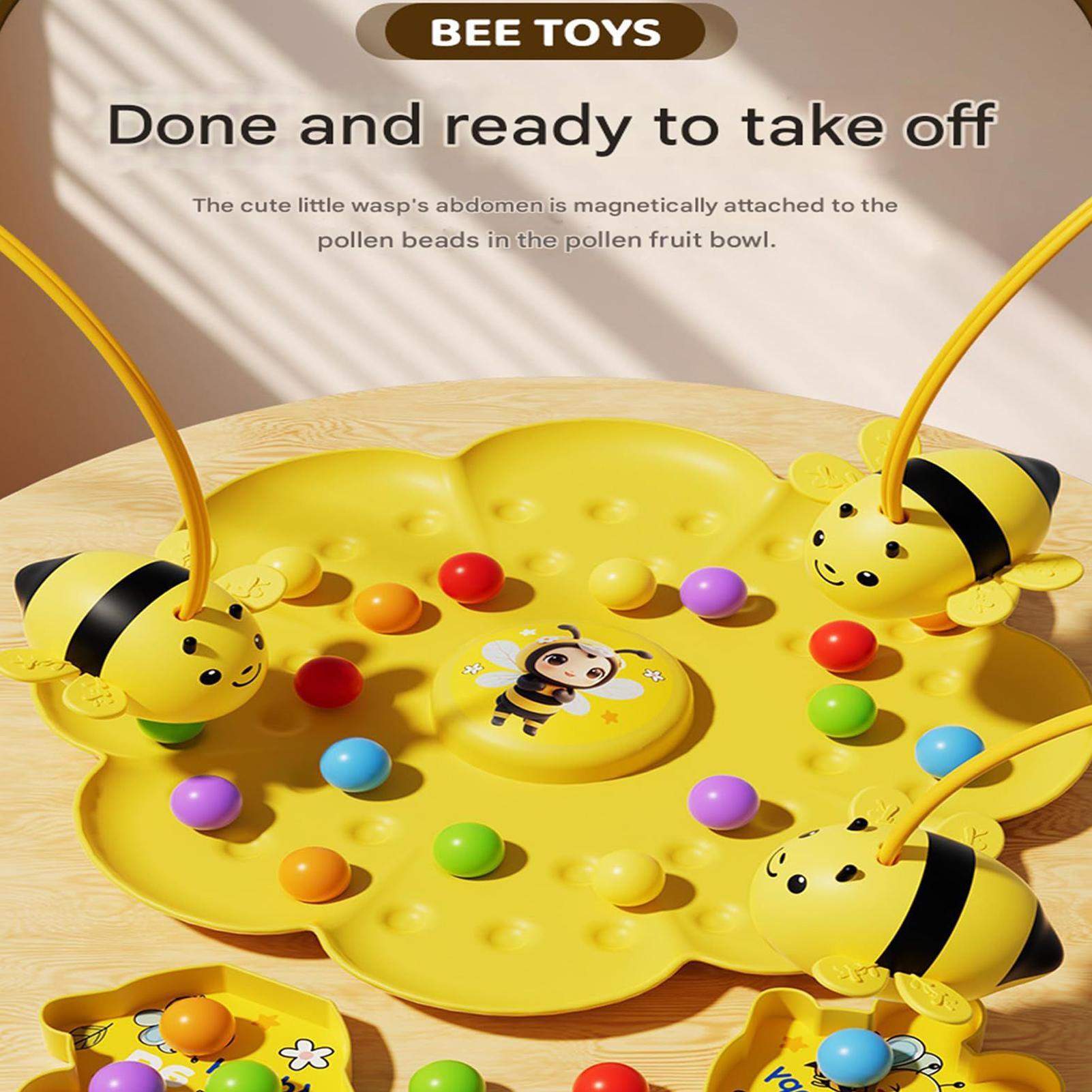 Educational Magnetic Bee Toy - – Kids Outdoor Garden Toys recenzja i cena
