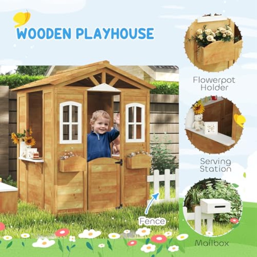 Outdoor playhouse for kids age – Kids Outdoor Nature Play recenzja i cena