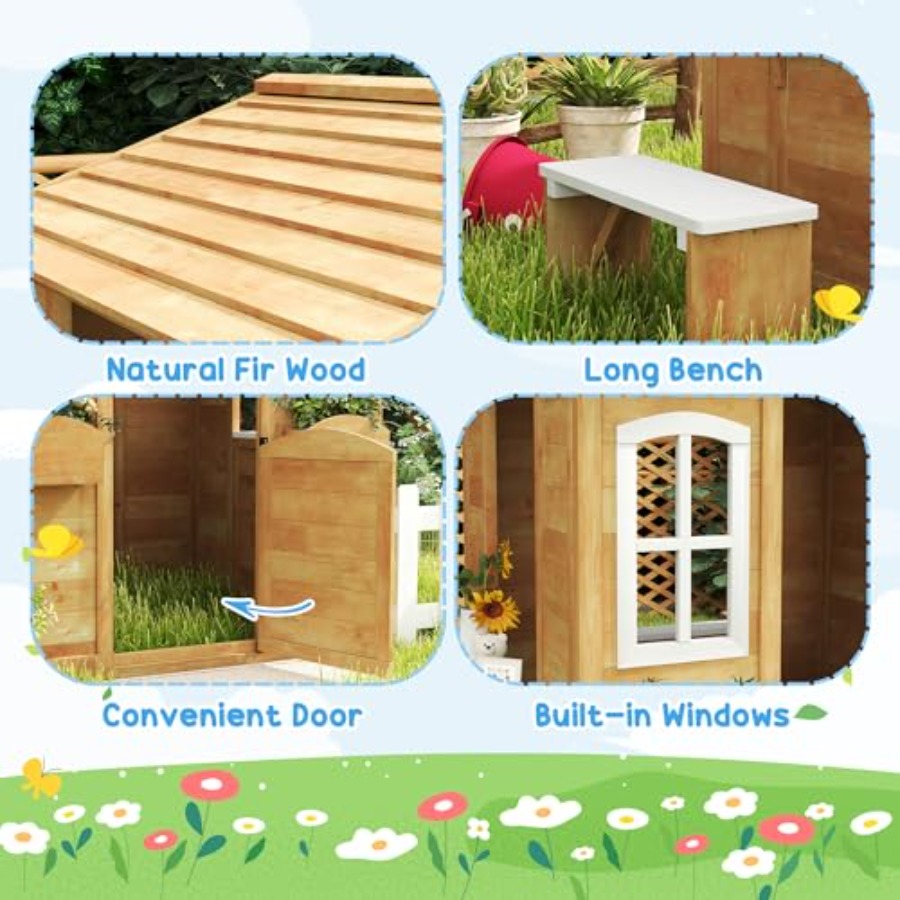 Outdoor playhouse for kids age – Kids Outdoor Nature Play recenzja i cena