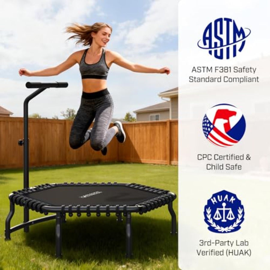 Indoor Mini Trampoline 50'' fo – Mini Trampoline Spring recenzja i cena
