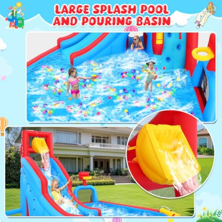 Backyard outdoor water slide i – Kids Outdoor House With Slide recenzja i cena