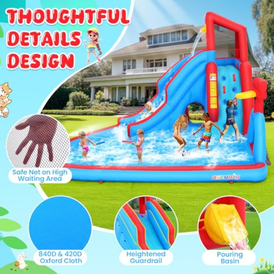 Backyard outdoor water slide i – Kids Outdoor House With Slide recenzja i cena