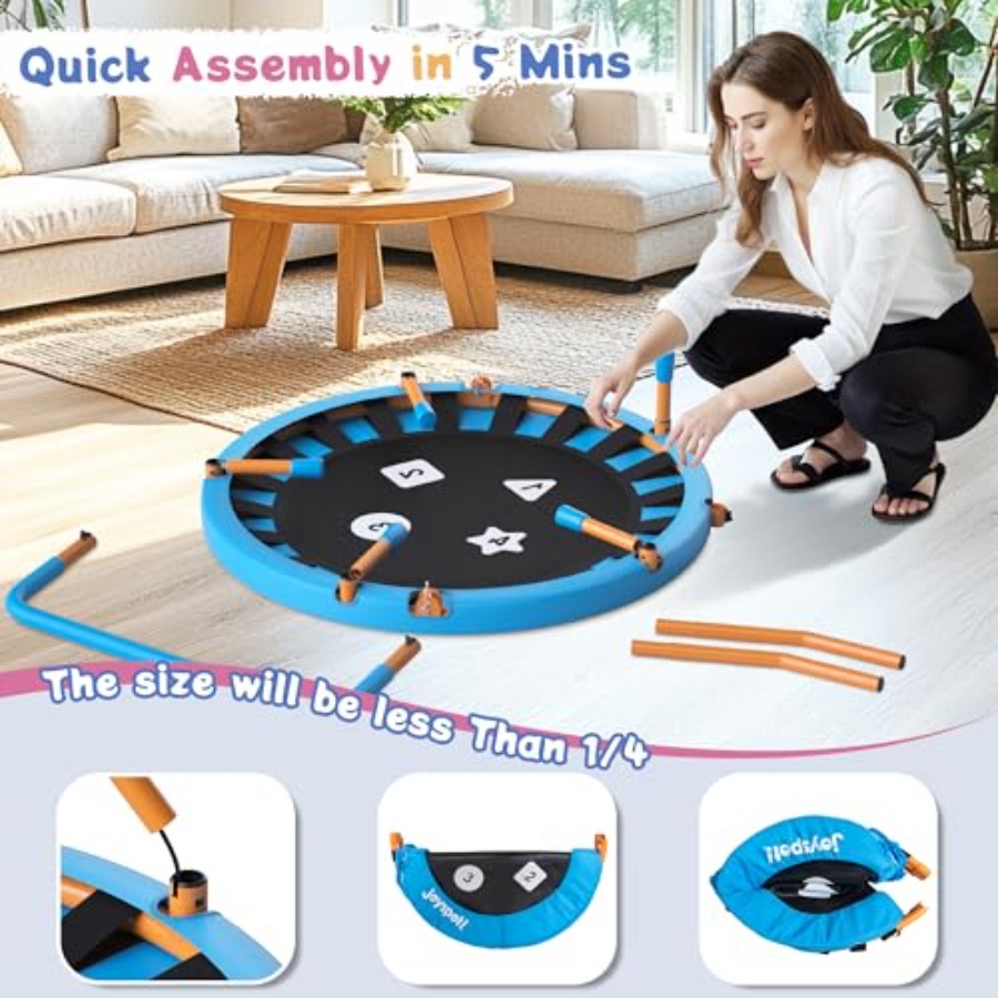 3FT Toddler Trampoline with Ad – Mini Trampoline Spring recenzja i cena