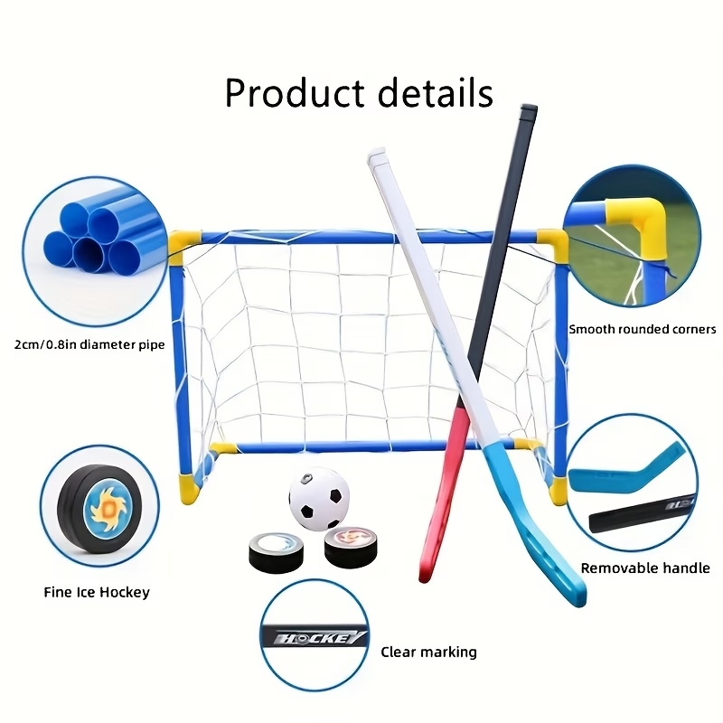 2 in 1 Kids Hockey & Soccer Go – Kids Outdoor Hockey Sticks recenzja i cena
