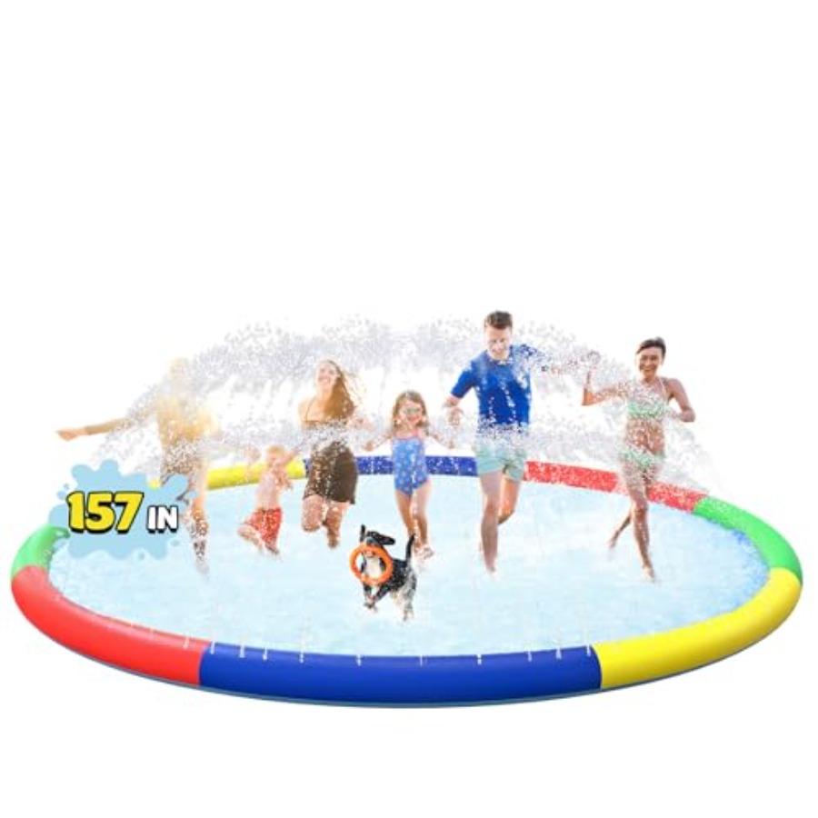 3 FT Large Splash Pad for Ages – Kids Outdoor Water Toys recenzja i cena