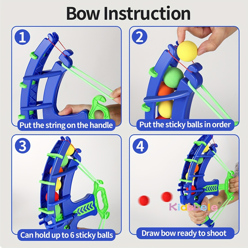 Foam Ball Shooting Toy Bow – S – Kids Outdoor Lounge Set recenzja i cena