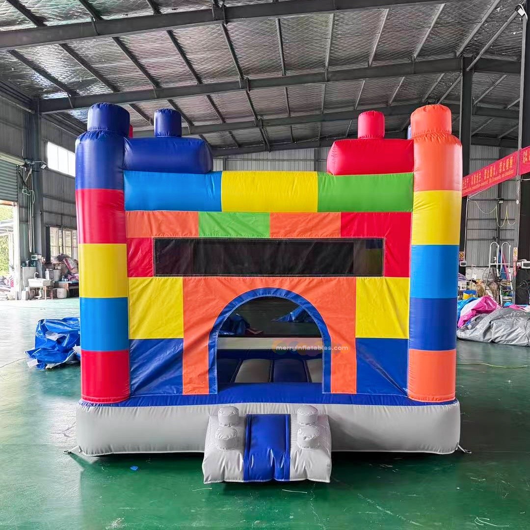 Kids Bounce House Jumping Cast – Kids Outdoor House With Slide recenzja i cena