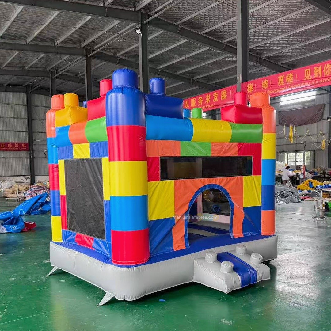 Kids Bounce House Jumping Cast – Kids Outdoor House With Slide recenzja i cena
