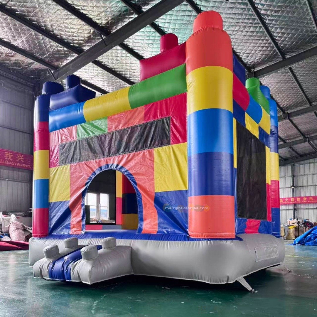 Kids Bounce House Jumping Cast – Kids Outdoor House With Slide recenzja i cena