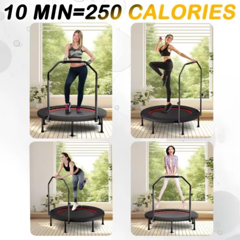 Foldable Trampoline With Handl – Mini Trampoline Spring recenzja i cena