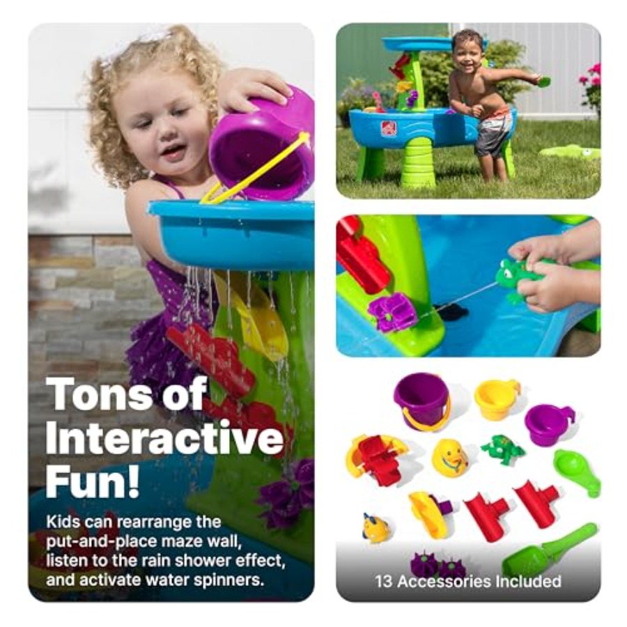 Rain Showers Splash Pond Water – Kids Outdoor Sensory Table recenzja i cena