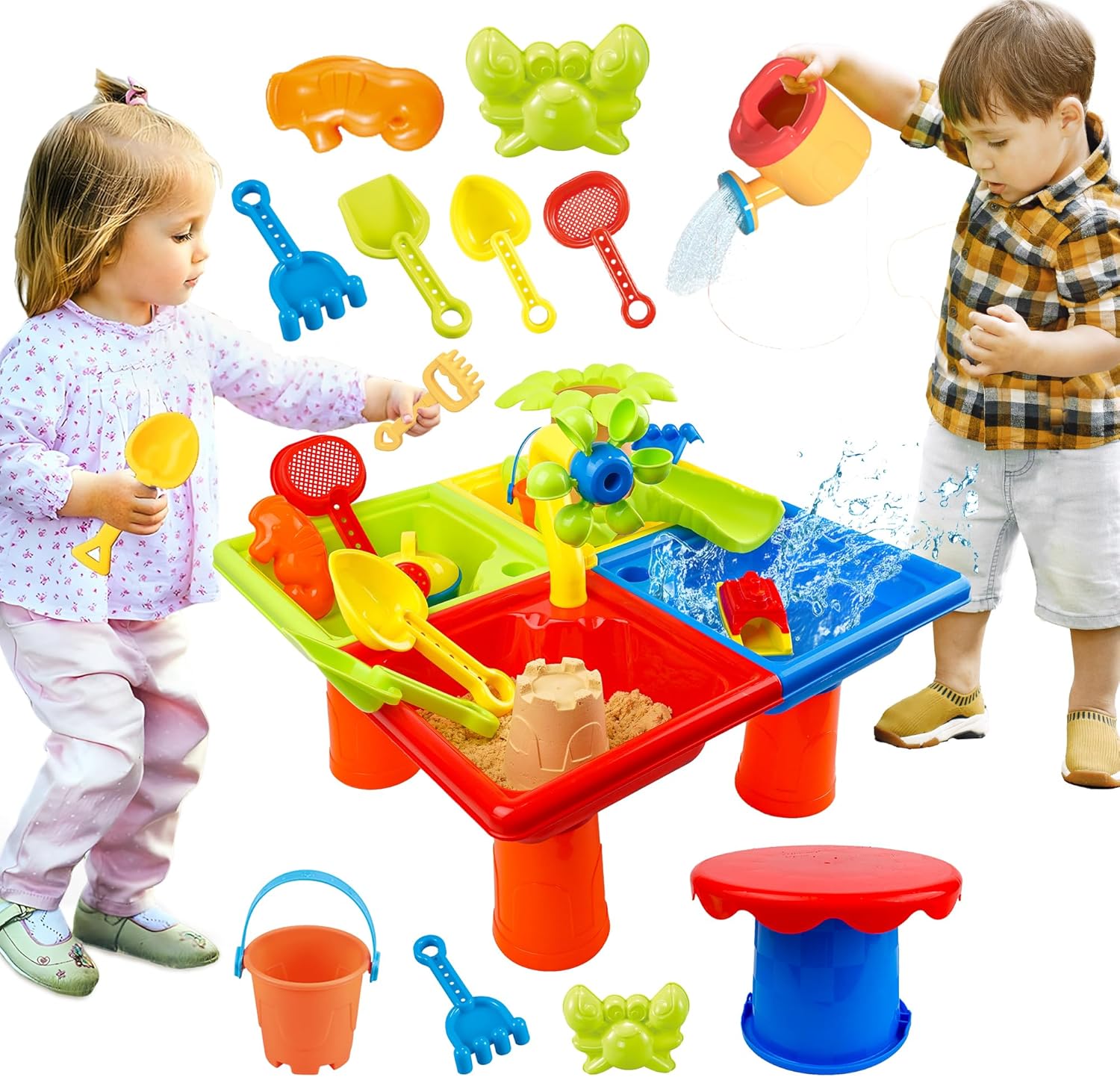 25 Pcs Summer Water Table for  – Kids Outdoor Sensory Table recenzja i cena