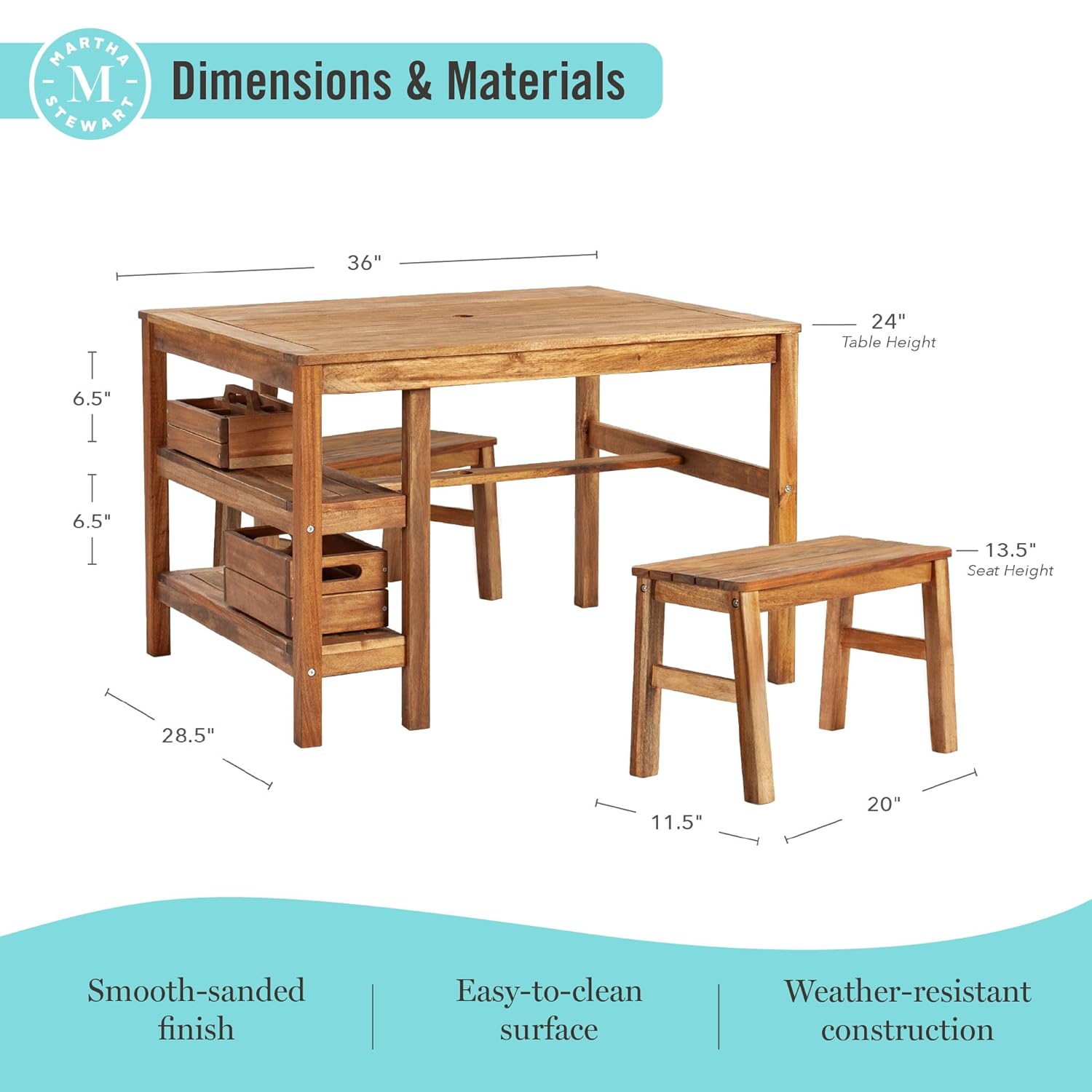 Kids Outdoor Table & Bench Set – Kids Outdoor Wooden Playset recenzja i cena