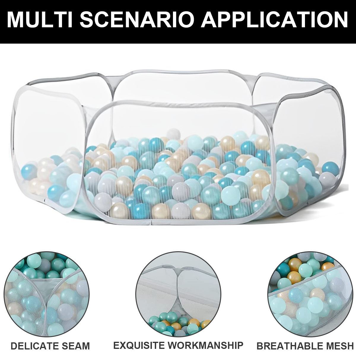 Baby Ocean Ball Pool Portable  – Kids Outdoor Wendy House recenzja i cena