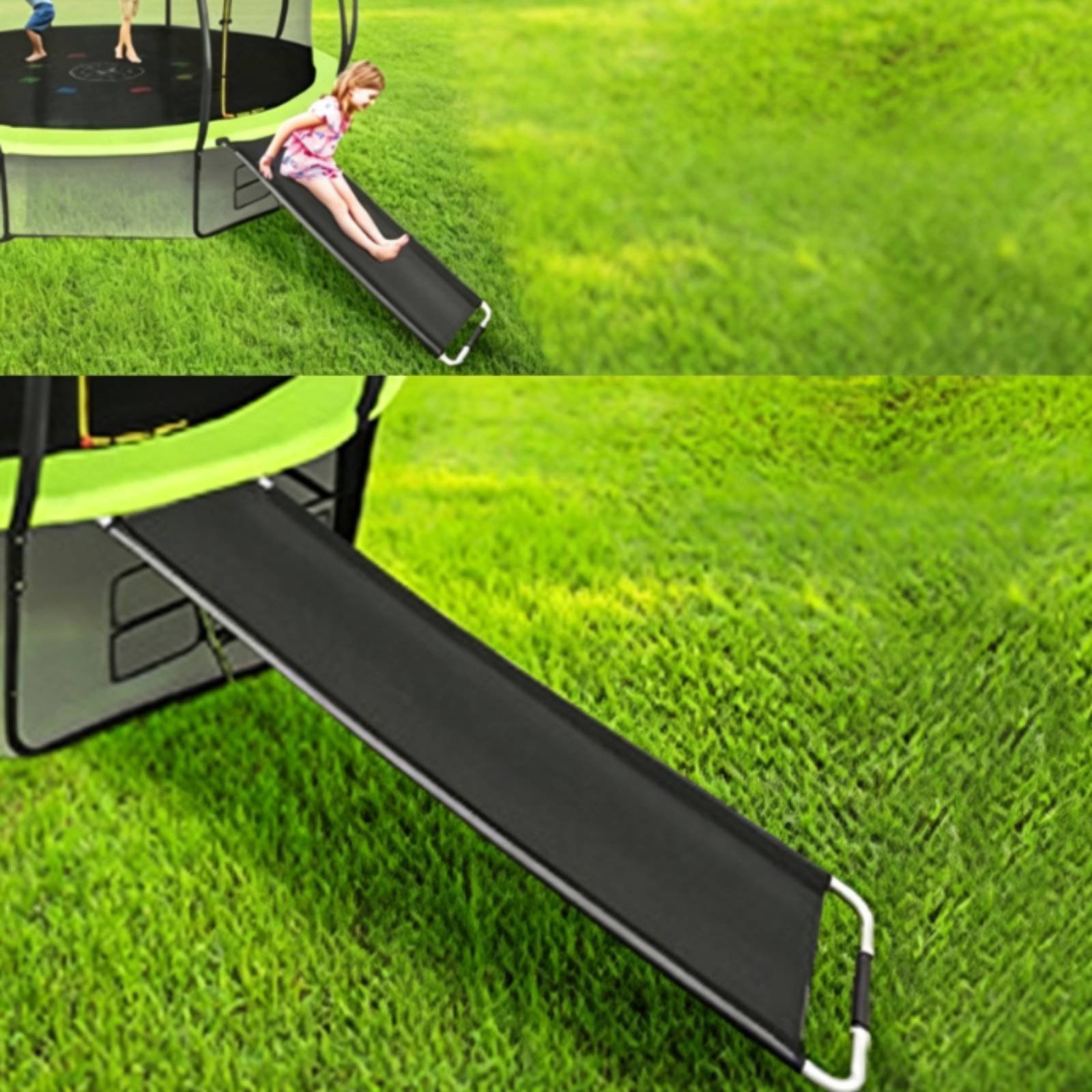 Kids Trampoline with Slide Ind – Mini Trampoline Spring recenzja i cena