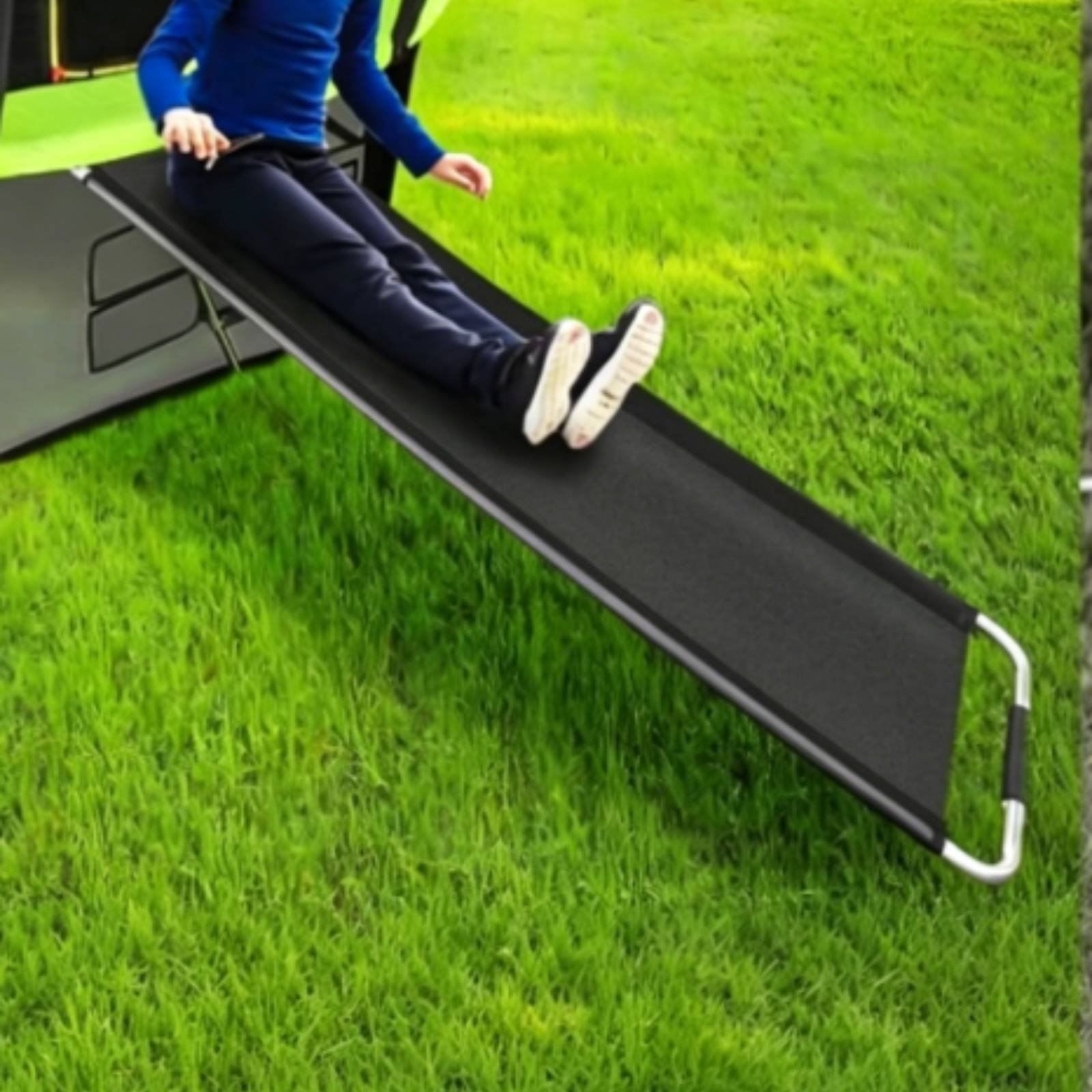 Kids Trampoline with Slide Ind – Mini Trampoline Spring recenzja i cena
