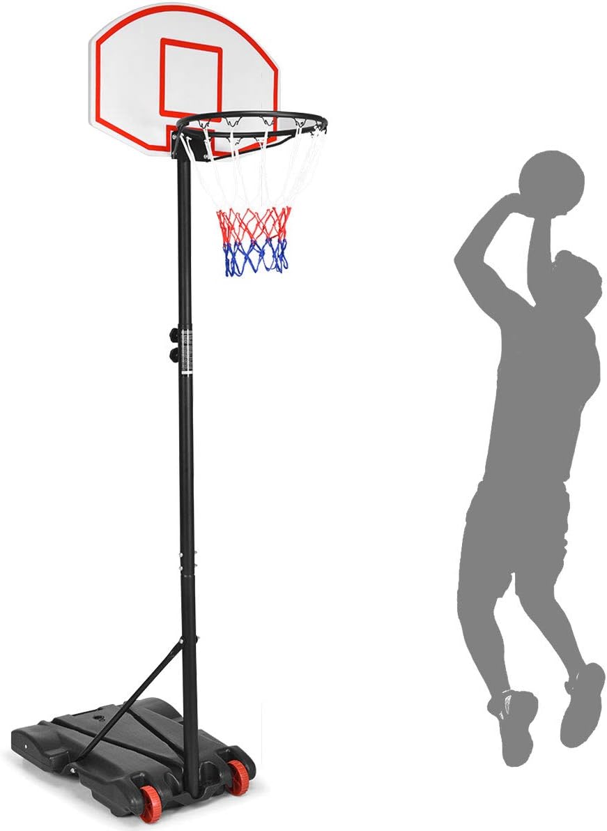 Portable Basketball Hoop with  – Kids Outdoor Basketball recenzja i cena