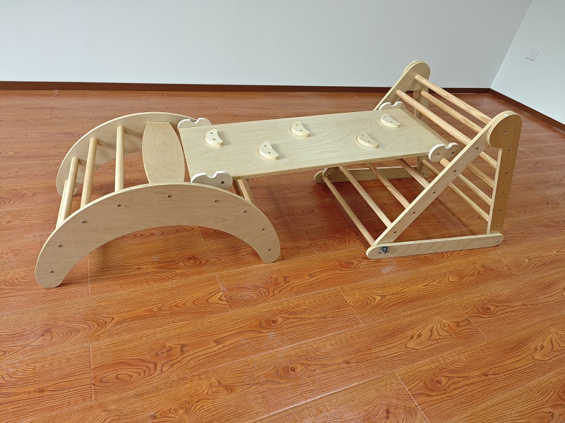 Hot Selling 3-in-1 Montessori  – Kids Outdoor Wooden Playset recenzja i cena