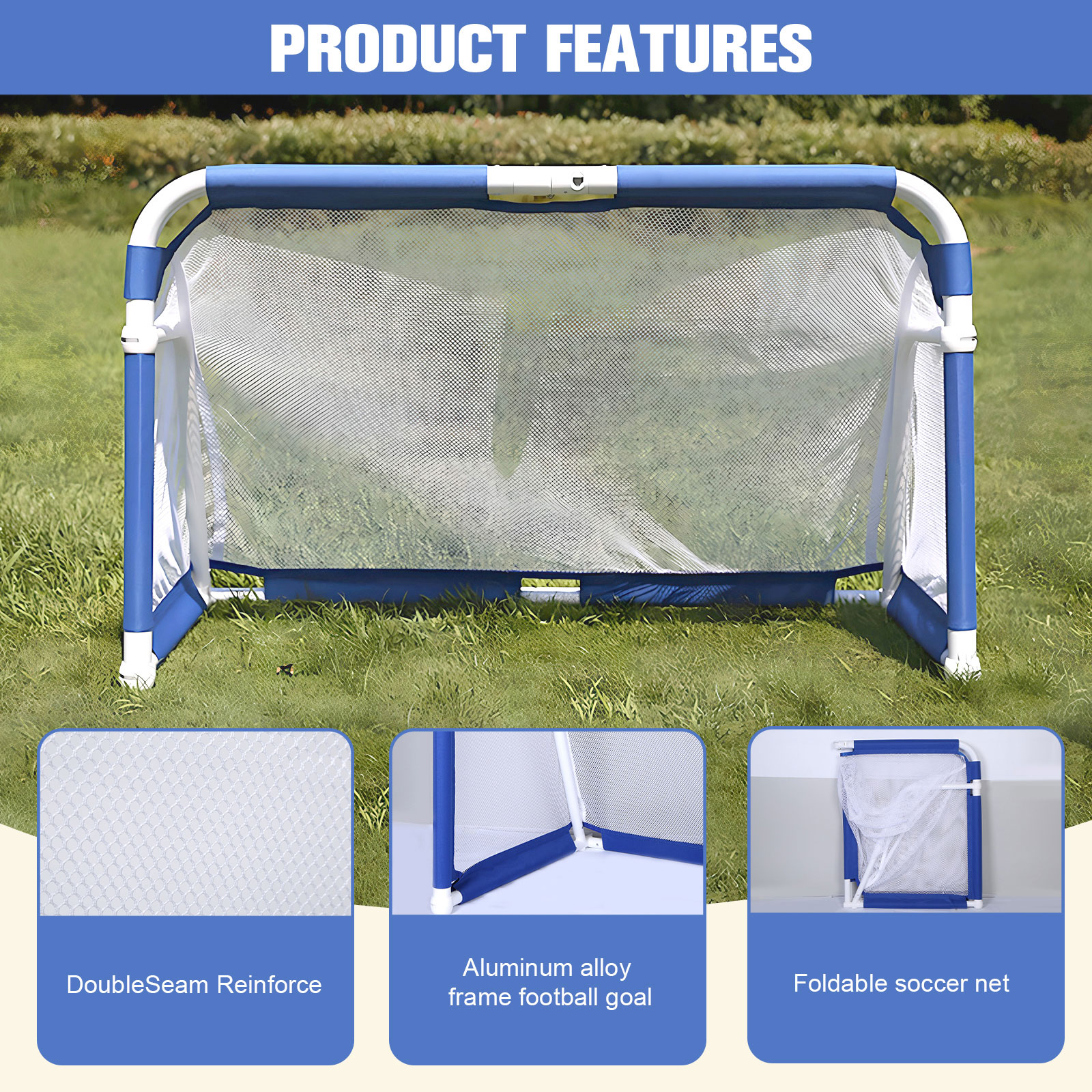 Portable Soccer Goal Easy-to-S – Play Kids Outdoor recenzja i cena