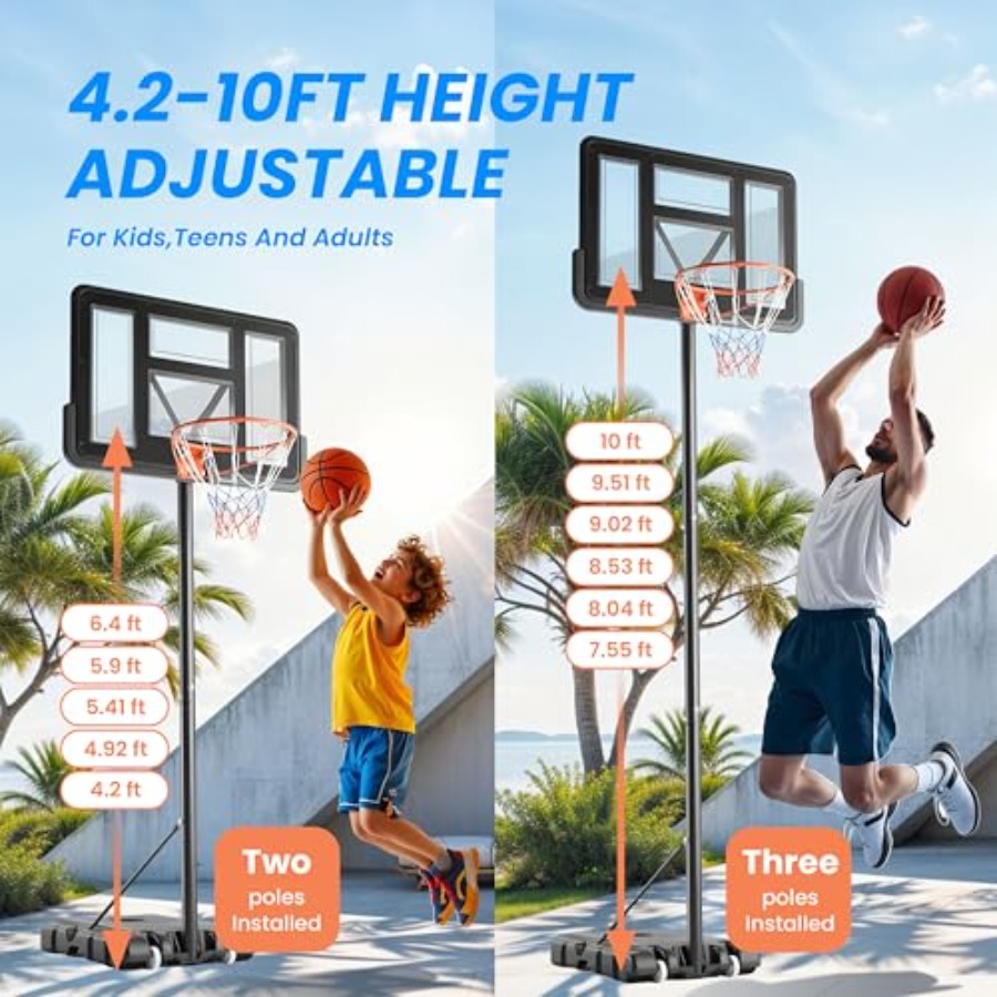 Outdoor adjustable basketball  – Kids Outdoor Basketball recenzja i cena