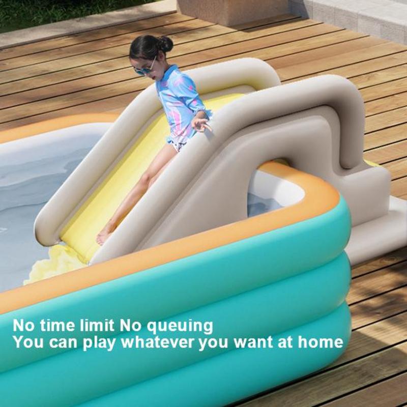 Inflatable Water Slide Kids Sw – Kids Outdoor Pool recenzja i cena