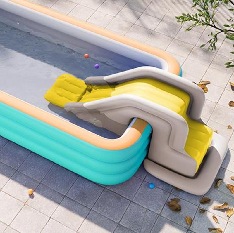 Inflatable Water Slide Kids Sw – Kids Outdoor Pool recenzja i cena