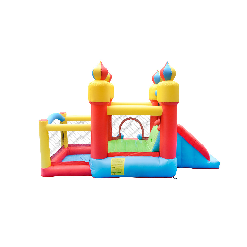 In Stock Kids Inflatable Bounc – Kids Outdoor House With Slide recenzja i cena