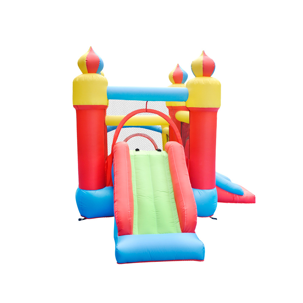 In Stock Kids Inflatable Bounc – Kids Outdoor House With Slide recenzja i cena