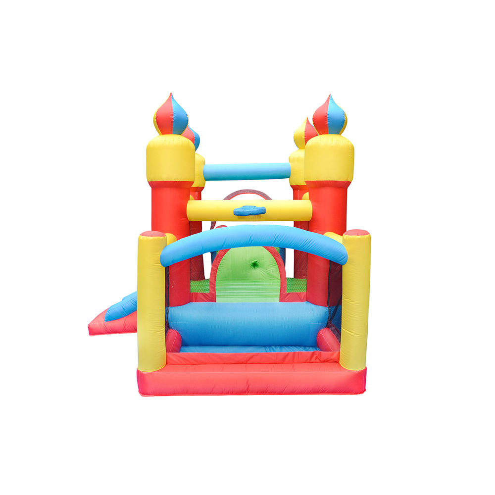 In Stock Kids Inflatable Bounc – Kids Outdoor House With Slide recenzja i cena