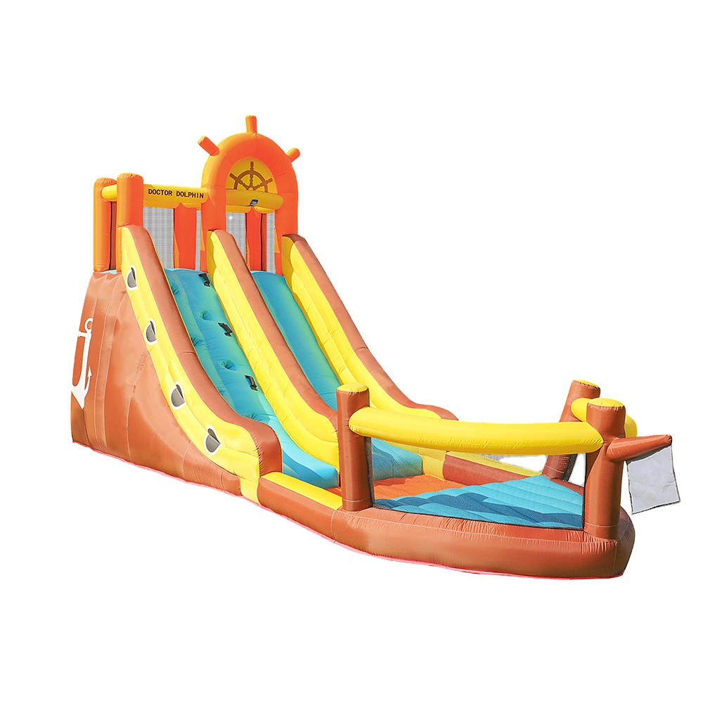 Doctor Dolphin Pirate Ship Out – Kids Outdoor House With Slide recenzja i cena