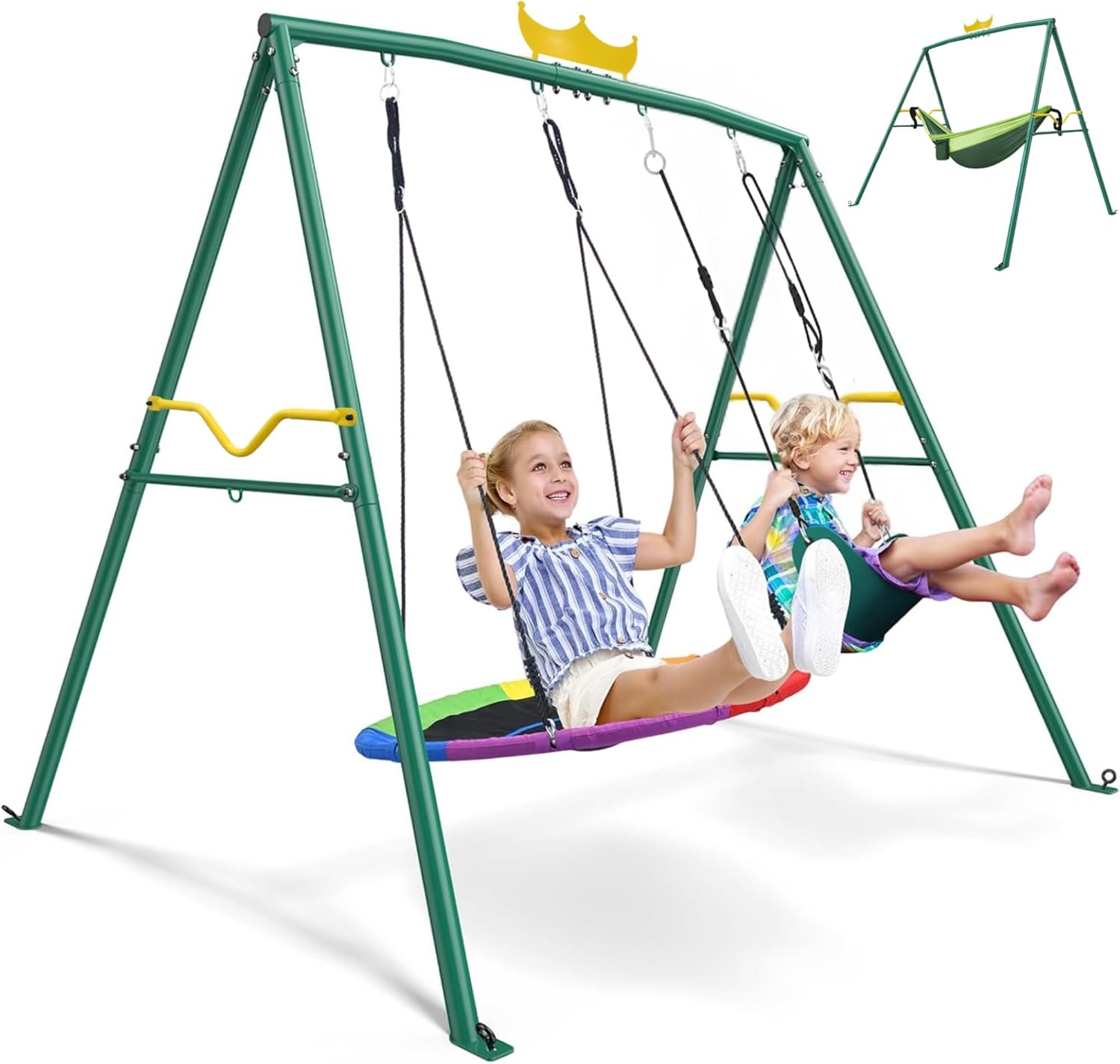 Crown 2-in-1 Swing&Hammock,460 – Kids Outdoor Hammock recenzja i cena