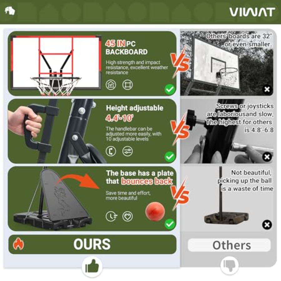 Outdoor/indoor adjustable bask – Kids Outdoor Basketball recenzja i cena