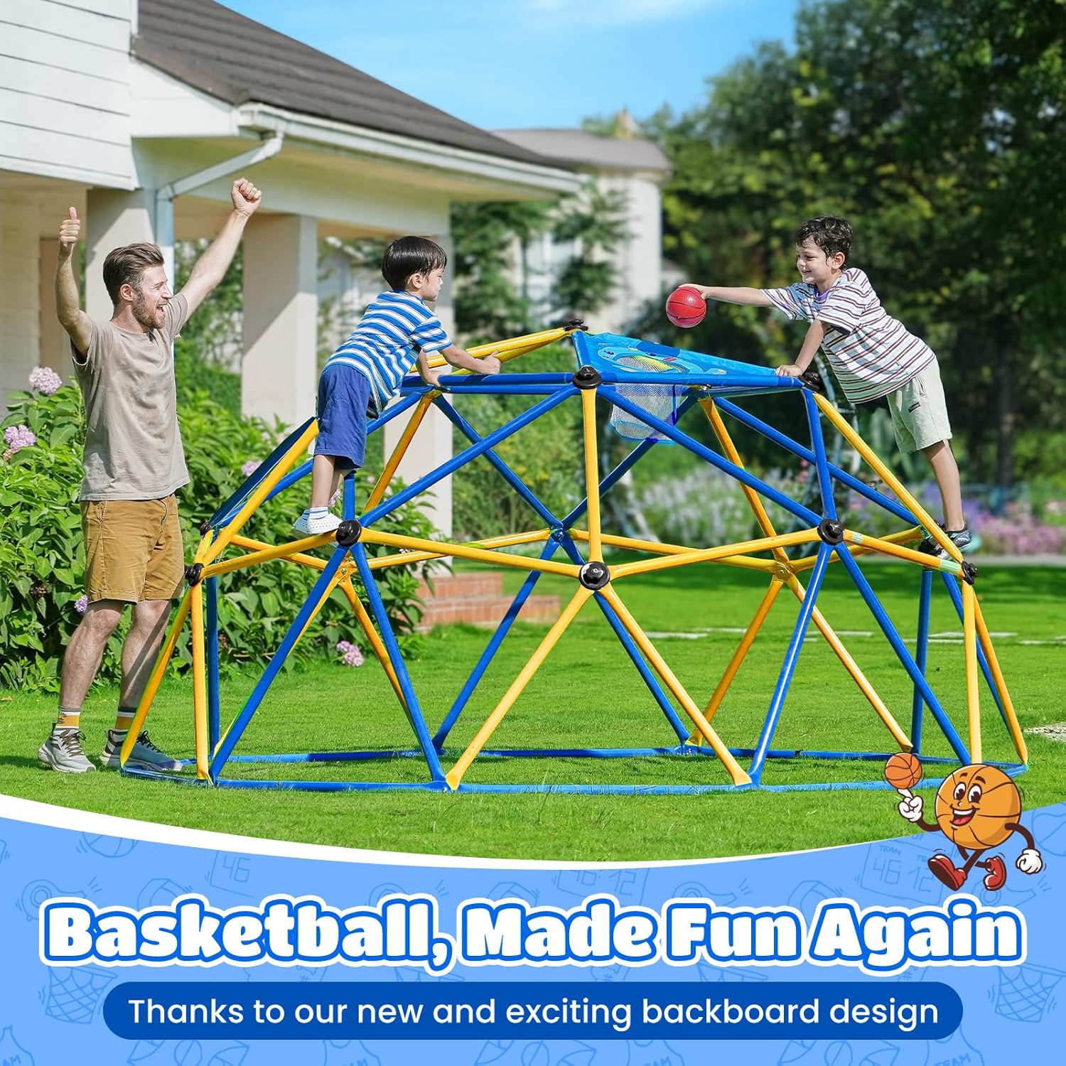 Zupapa 10FT Climbing Dome, Out – Kids Outdoor Climbing Dome recenzja i cena