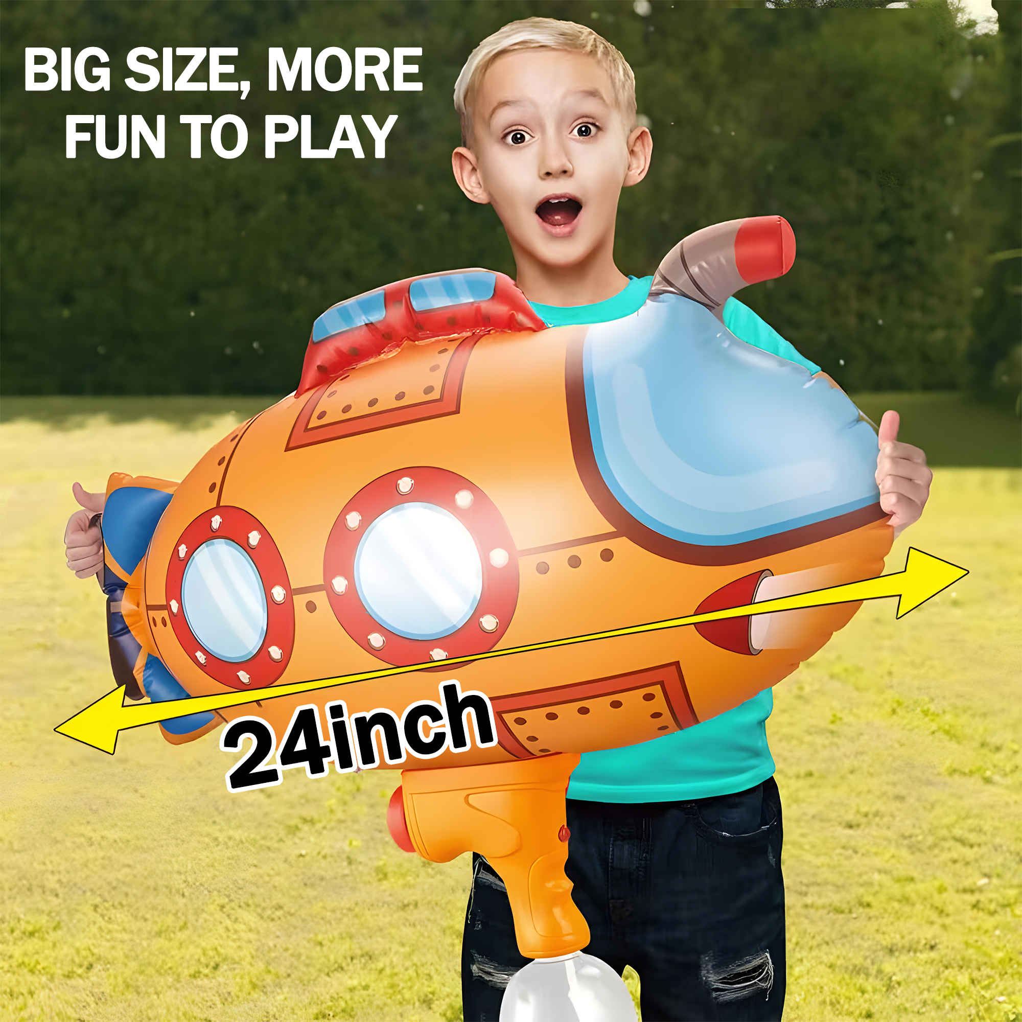 Water Guns for Kids, Inflatabl – Kids Outdoor Nature Play recenzja i cena