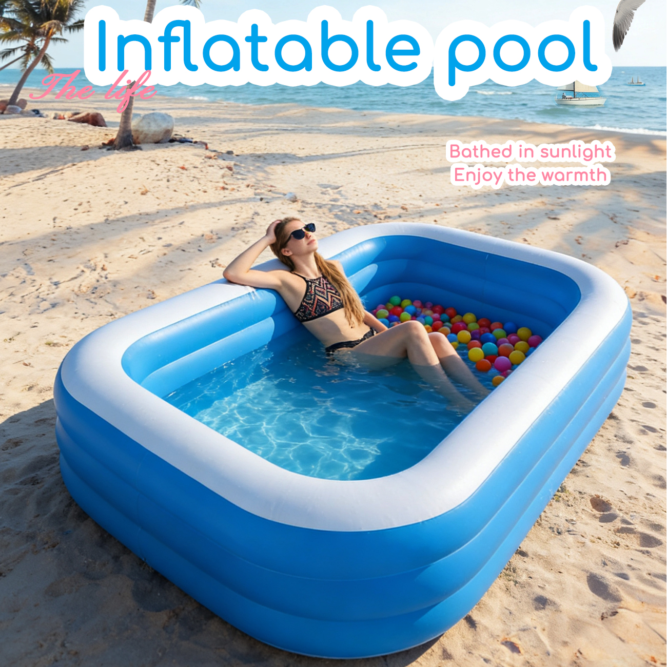 Inflatable Pool for Kids and A – Kids Outdoor Pool recenzja i cena