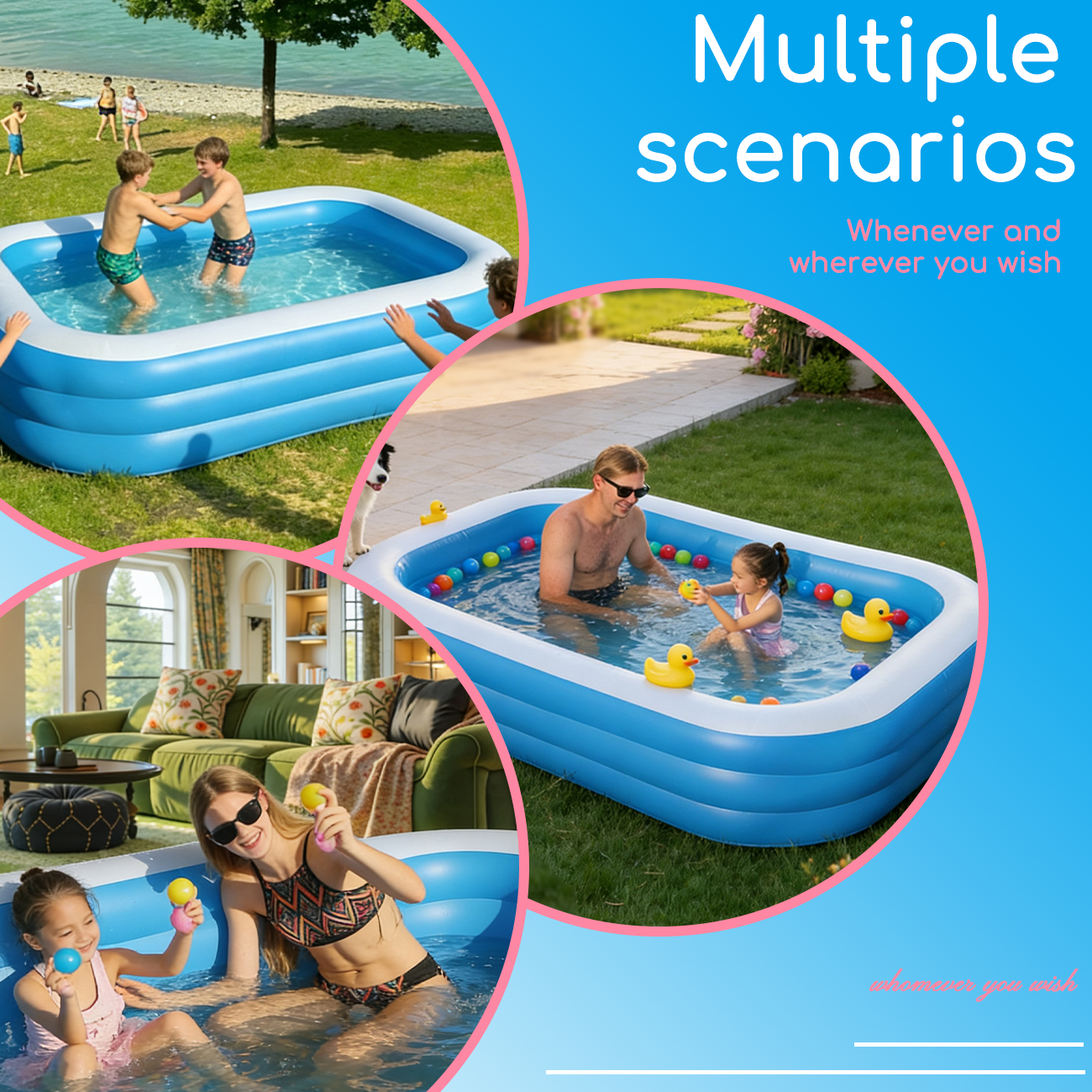 Inflatable Pool for Kids and A – Kids Outdoor Pool recenzja i cena
